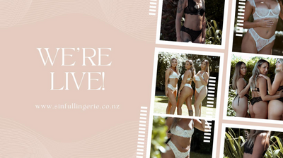 Sinful Lingerie is Now Live!
